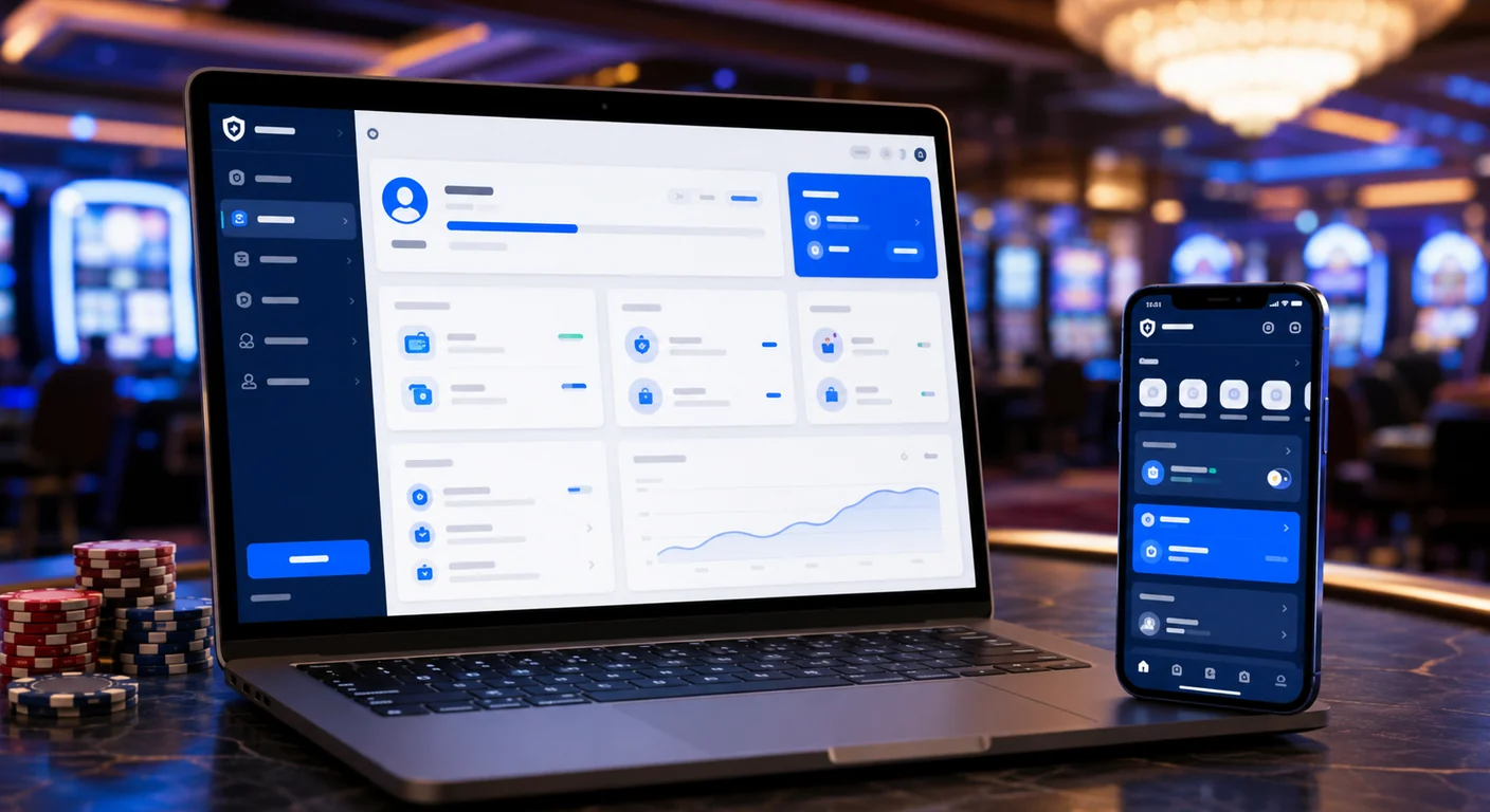 fanduel casino login dashboard with wallet and settings